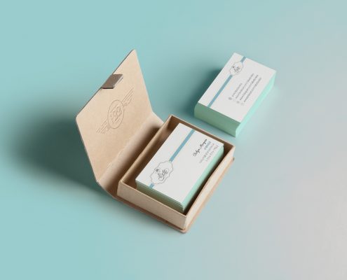 Business Card Design for La Belle Vie