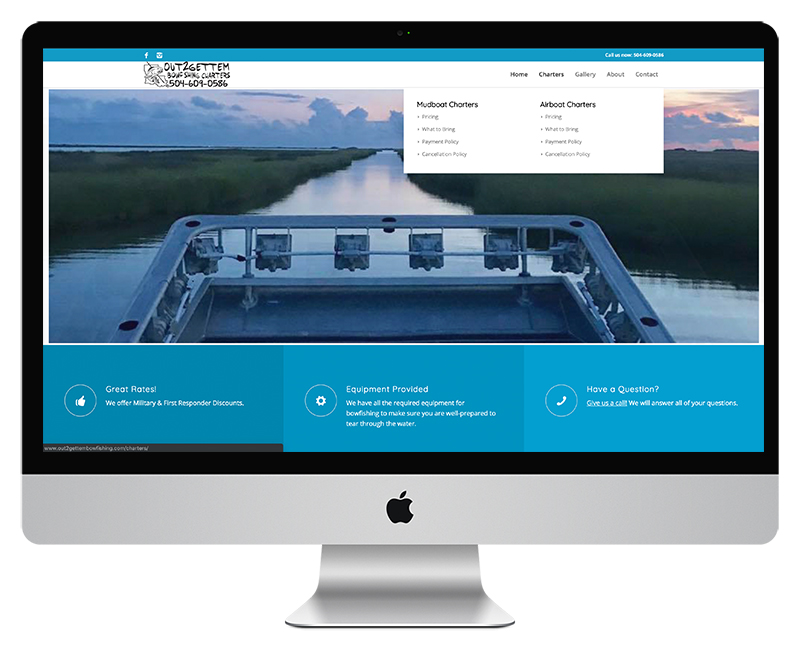 Charter Fishing Website4