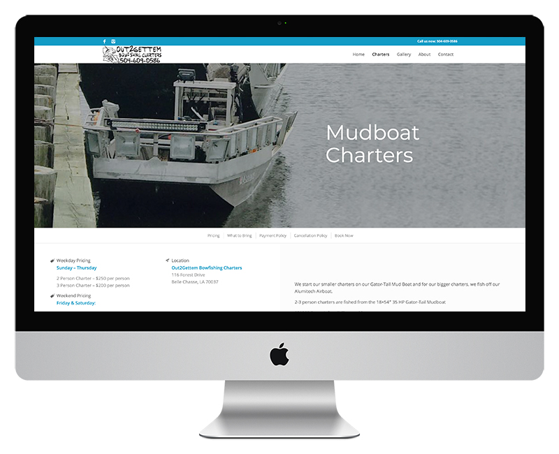 Charter Fishing Website5