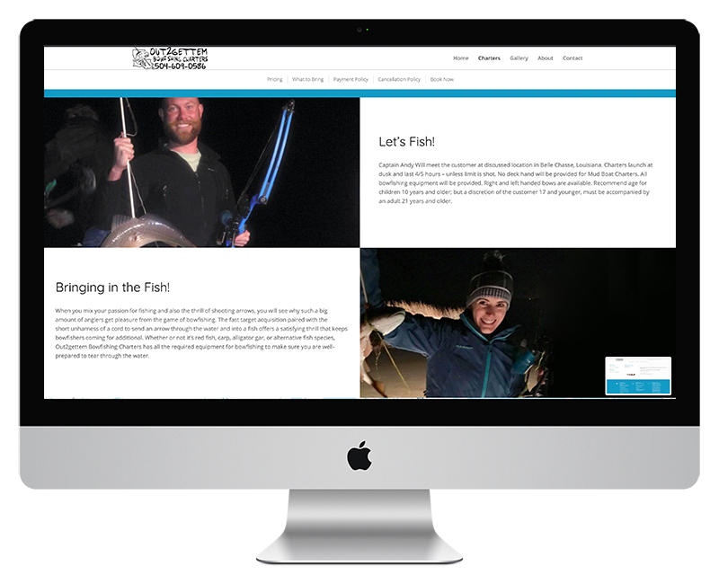 Charter Fishing Website7