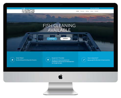 Charter Fishing Web Design