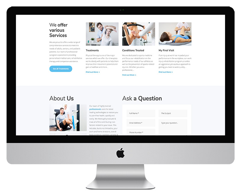 Physical Therapy Website