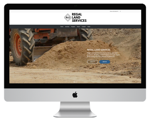 Landscaping Website Design for Regal Land Services - Covington, Mandeville